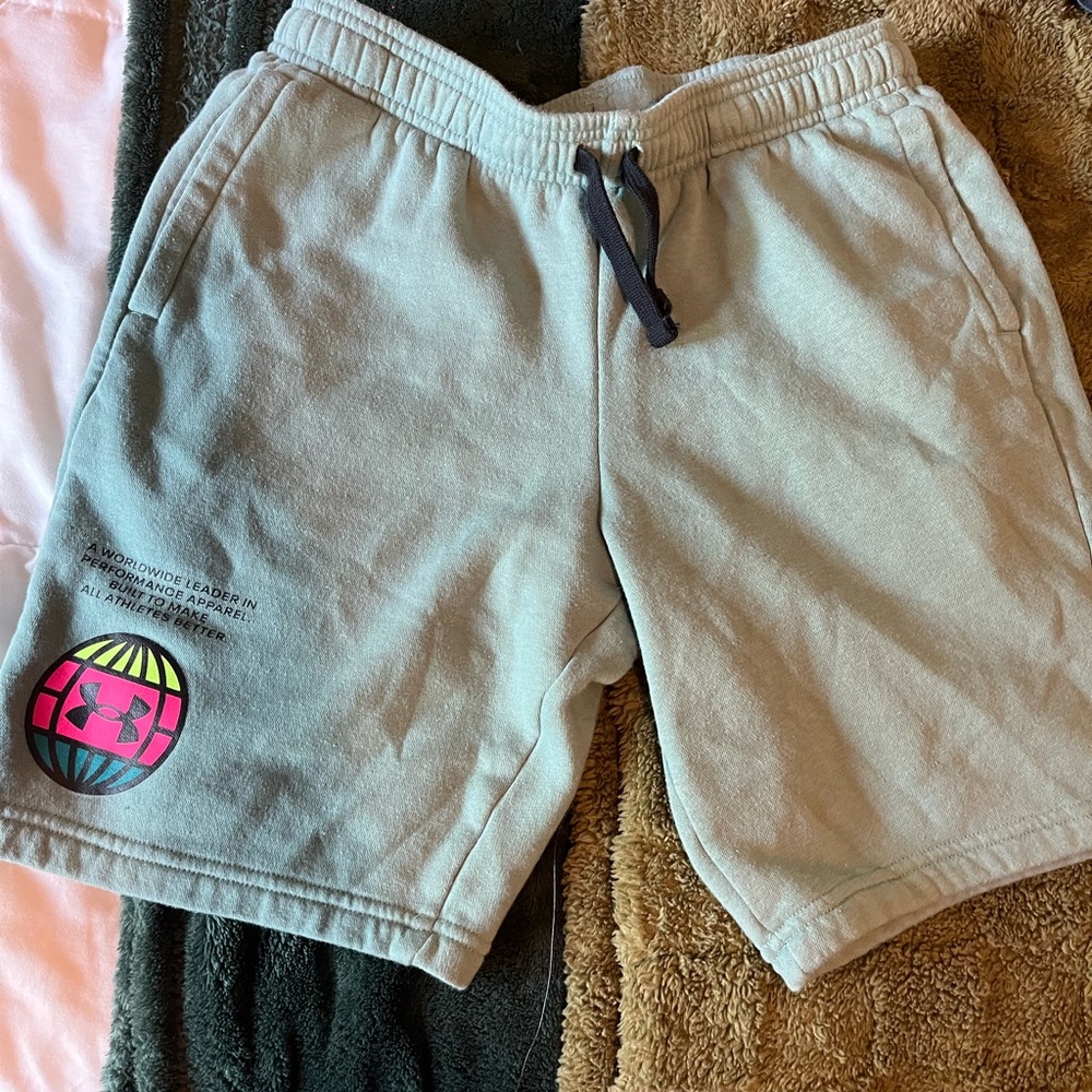 Under Armour Teal Fleece Shorts